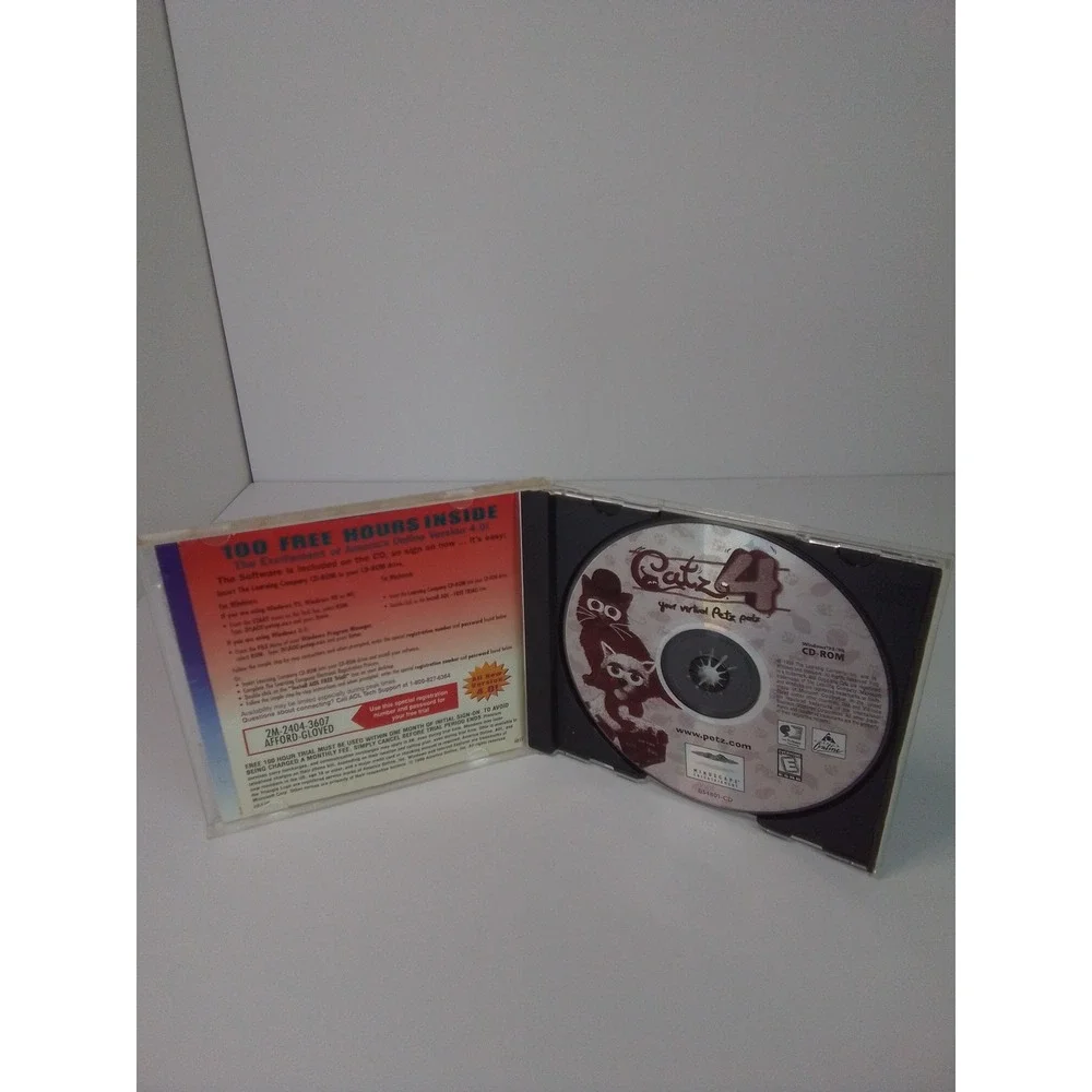 Catz 4 Your Virtual Petz Palz PC Big Box Windows 95 98 CD-ROM Mindscape 1999